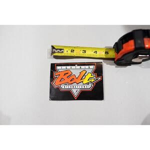 Vintage 80s 90s Lightning Bolt Surfboards Longboard Clothing Tag Sticker Retro